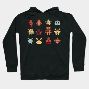 Retro Robot Army Hoodie